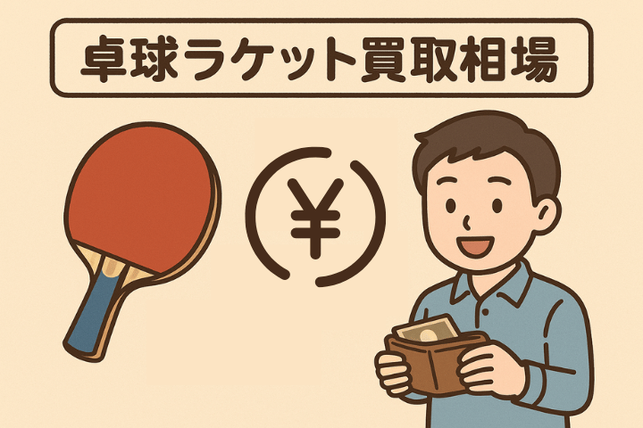 卓球ラケット 買取相場