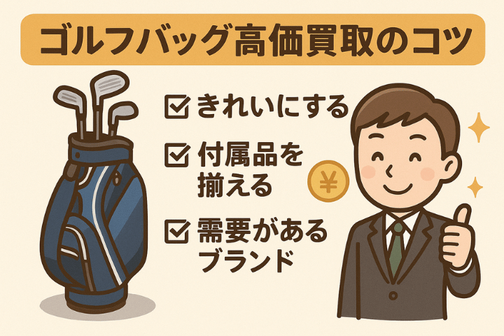 ゴルフバッグ 高価買取のコツ