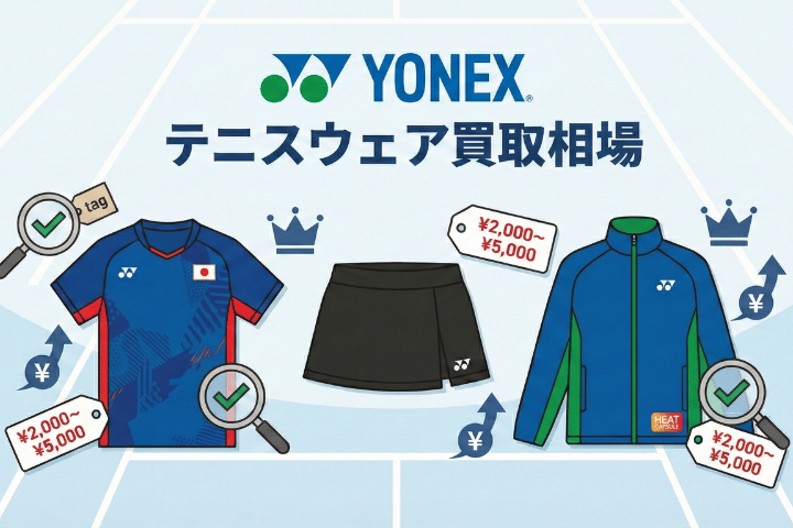 YONEX（ヨネックス）テニスウェア買取相場