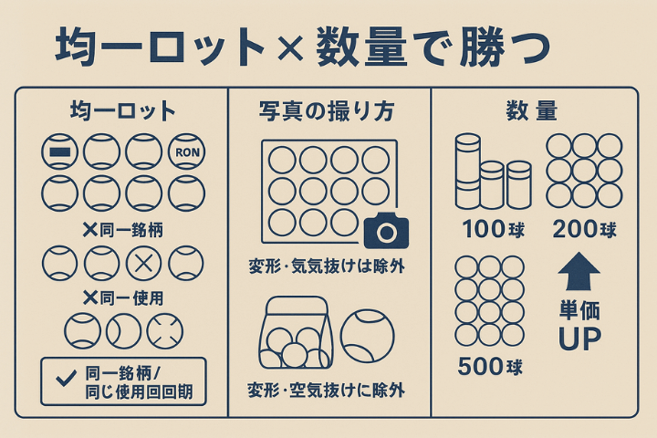 ウルスポ テニスボール 高価買取のコツ