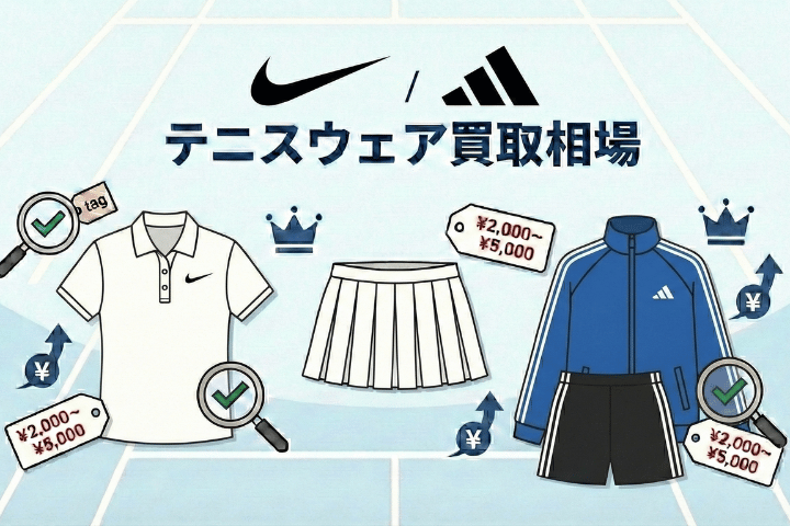 NIKE（ナイキ）/ adidas（アディダス）テニスウェア買取相場