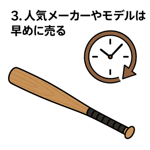 ウルスポ 野球バット高価買取のポイント