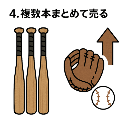 ウルスポ 野球バット高価買取のポイント