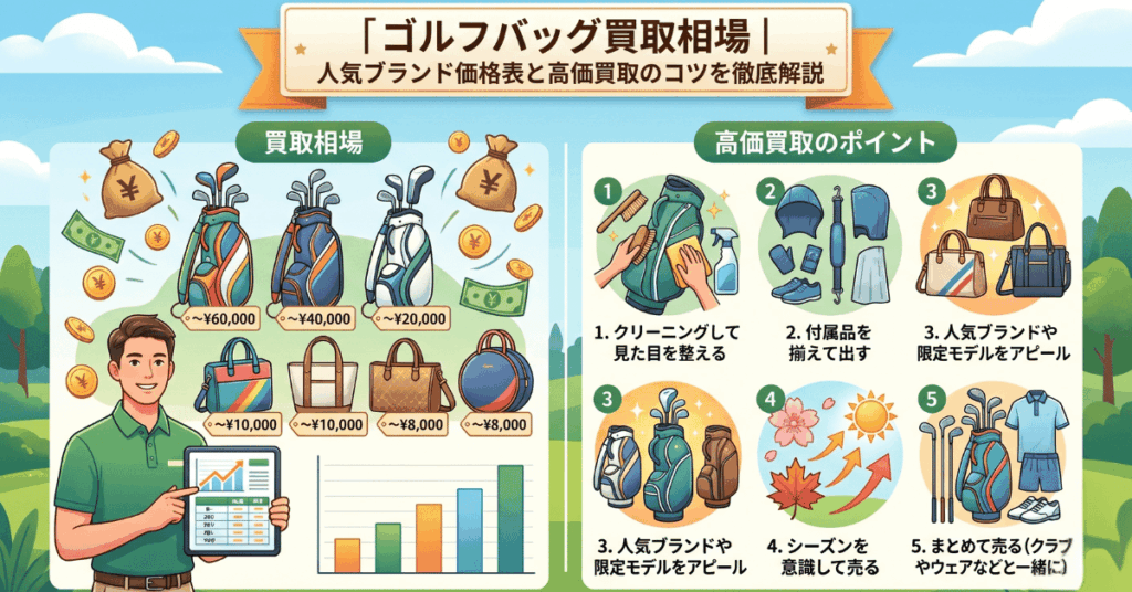 ゴルフバッグ買取相場