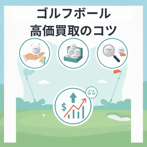ゴルフボール高価買取のポイント