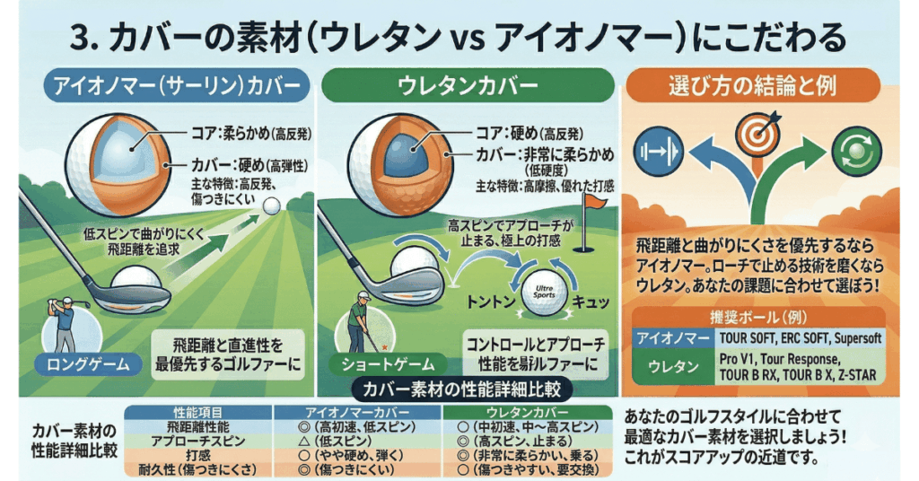 90切りを目指すゴルファー必見！ボール選びの3つのポイント