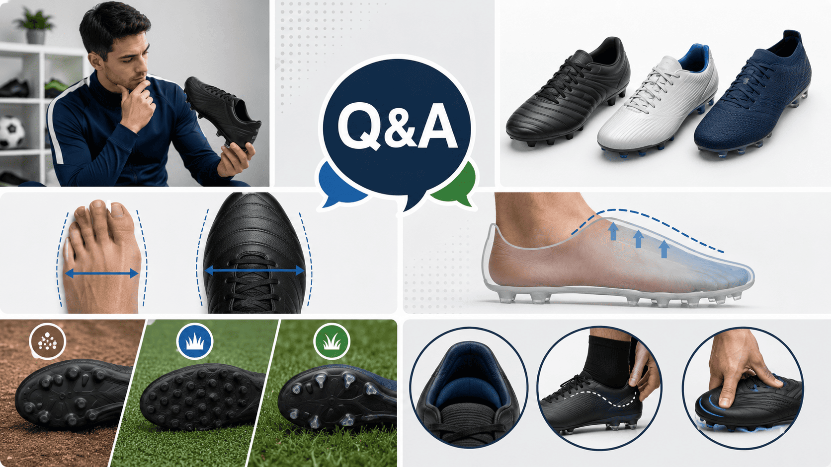 幅広サッカースパイクに関する「よくある質問(Q&A)」