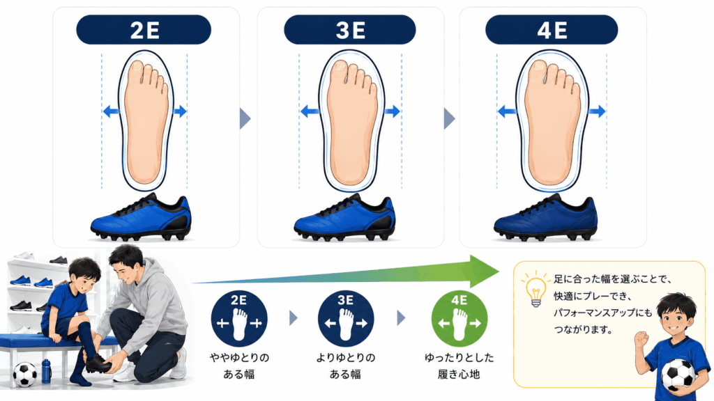 3E・4E・ワイド・スーパーワイドの違いとは?