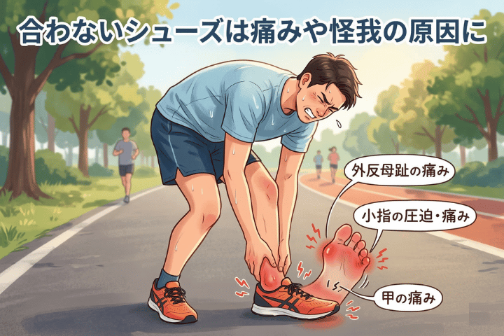 幅広・甲高の人がランニングシューズ選びで悩む理由