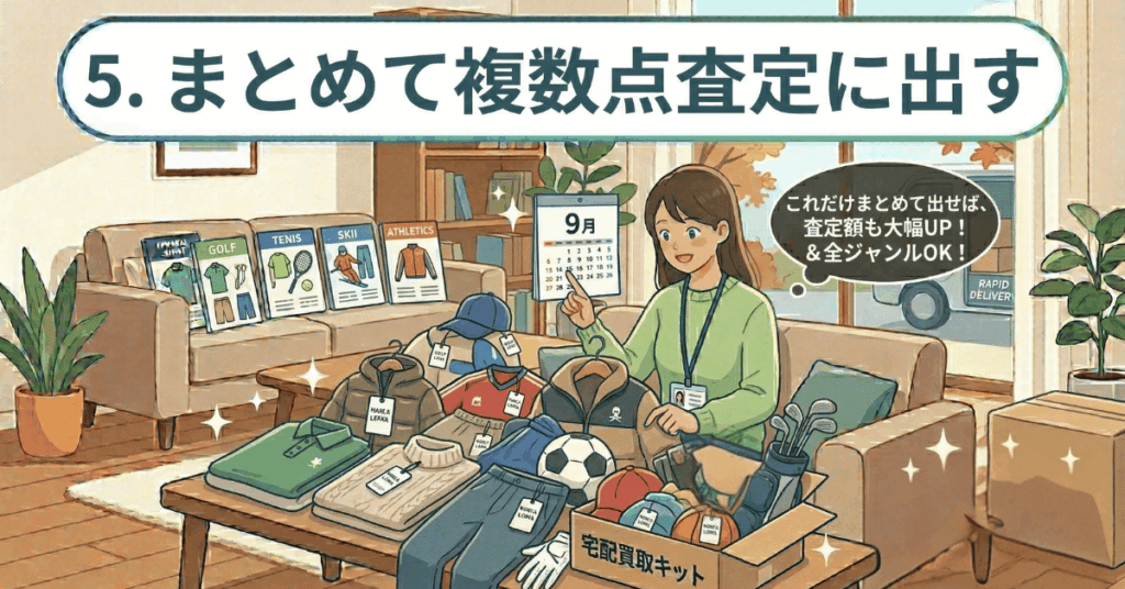 ストストでゴルフウェアを少しでも高く売るための5つのコツ