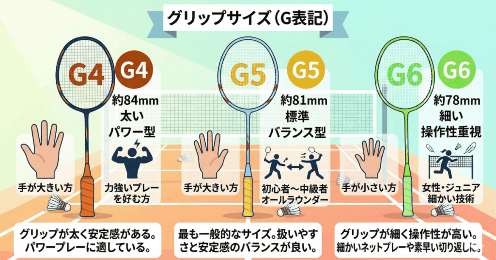 バドミントンラケットの基本の選び方