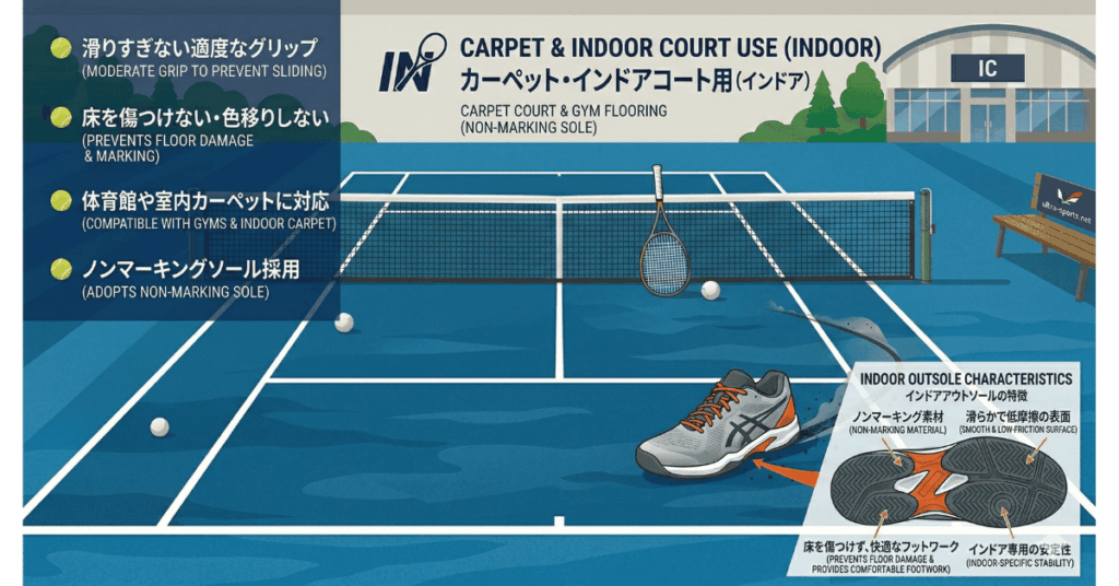 カーペット・インドアコート用