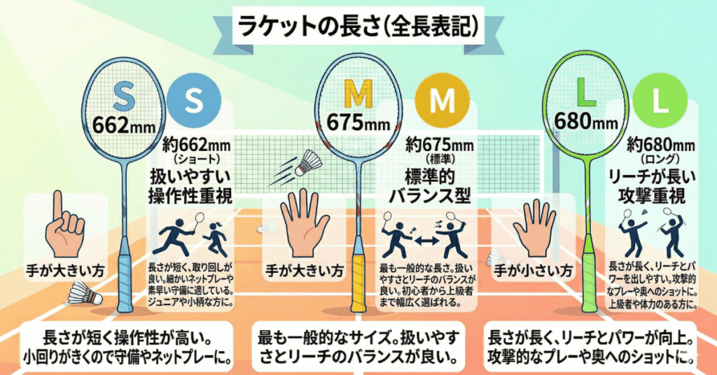 バドミントンラケットの基本の選び方