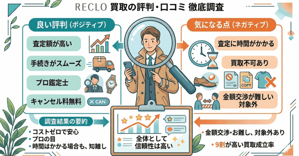 リクロの買取の評判・口コミを徹底調査