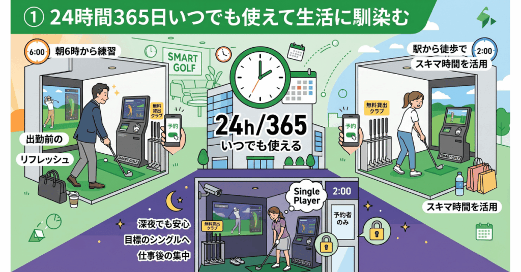 スマートゴルフの良い口コミ・評判｜選ばれている5つの理由