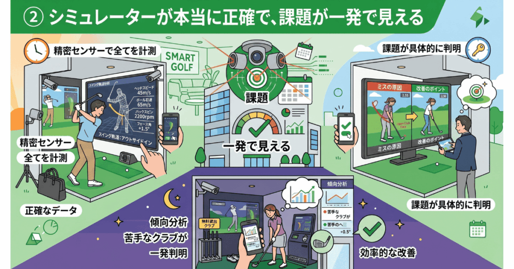 スマートゴルフの良い口コミ・評判｜選ばれている5つの理由