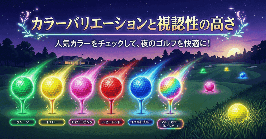 失敗しない！光るゴルフボールの選び方