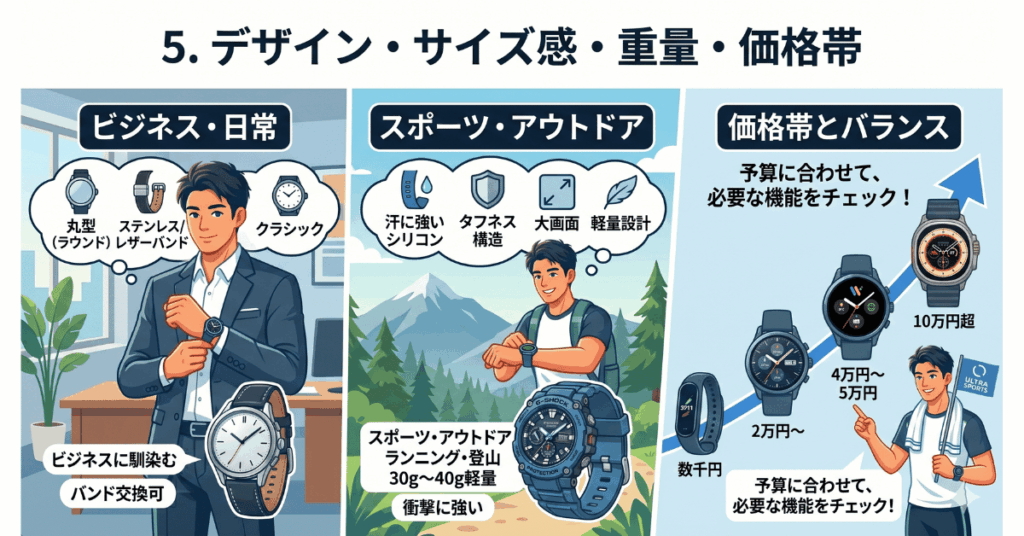 失敗しない!Android向けスマートウォッチの選び方5つのポイント