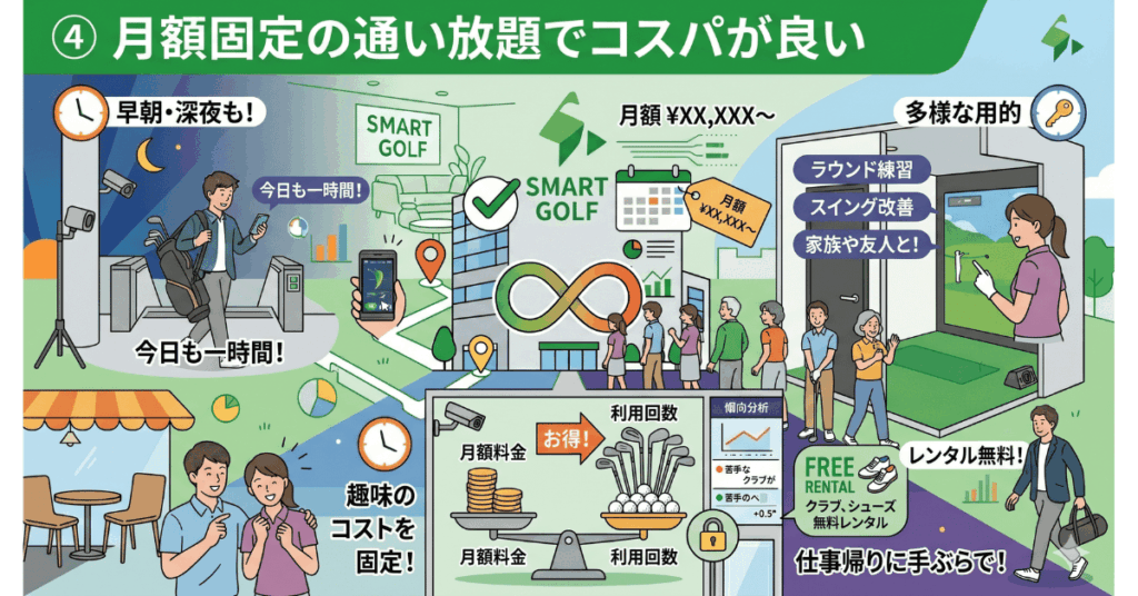 スマートゴルフの良い口コミ・評判｜選ばれている5つの理由