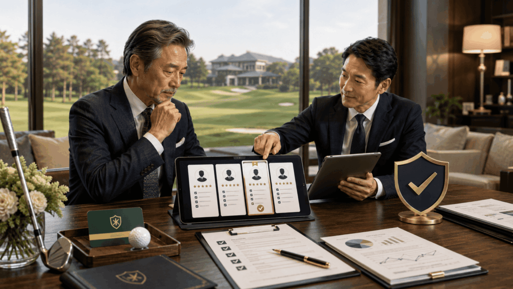 まとめ：ゴルフ会員権の売買は、まず「業者選び」から