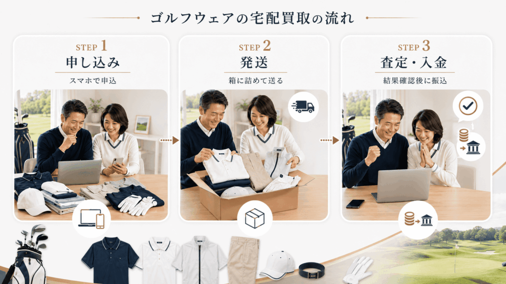 ストストの宅配買取の流れ(申し込みから入金まで)