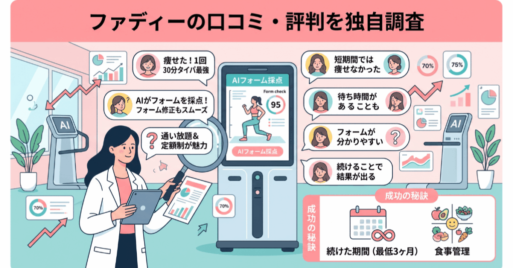 ファディーの口コミ・評判を独自調査