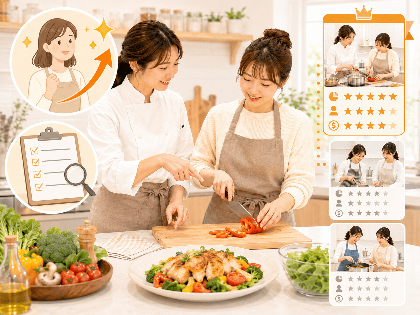 マンツーマン料理教室おすすめ徹底比較|RIZAP COOKで短期上達できる理由とは