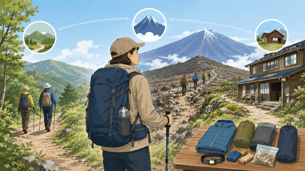 登山リュック35Lはどんな登山におすすめ?