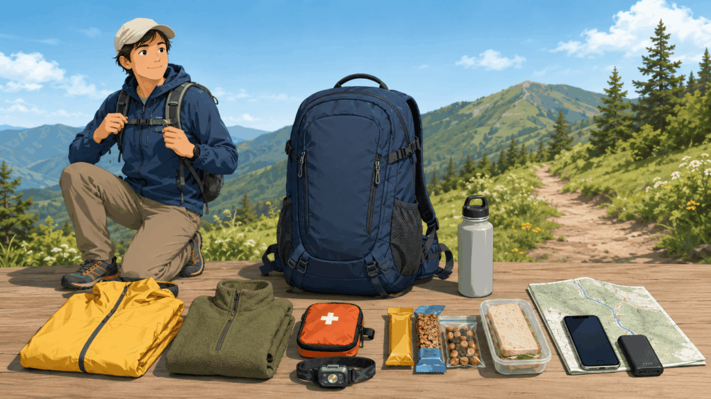 登山リュック25Lは日帰り登山にちょうどいい?