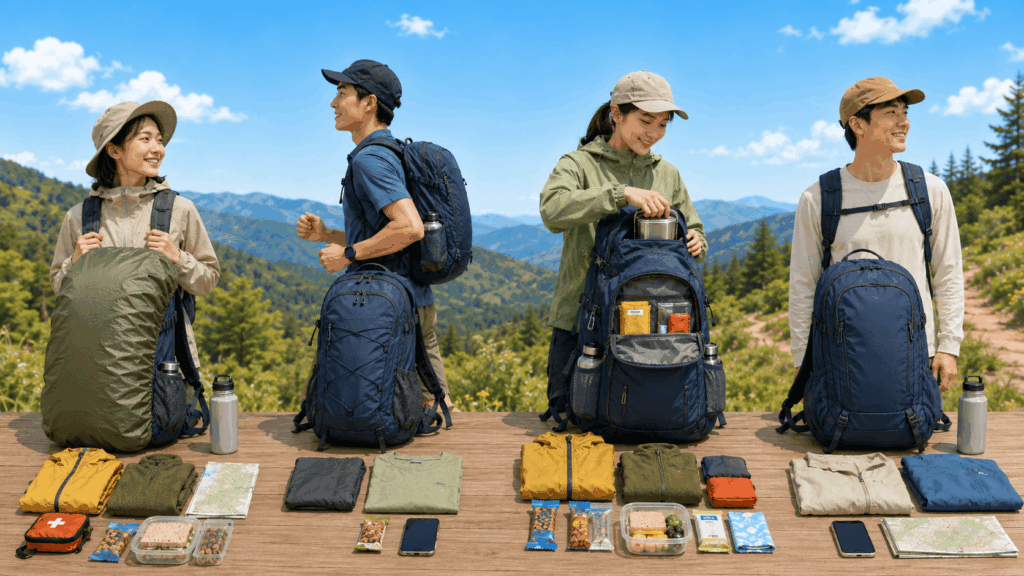 目的別におすすめの25L登山リュック