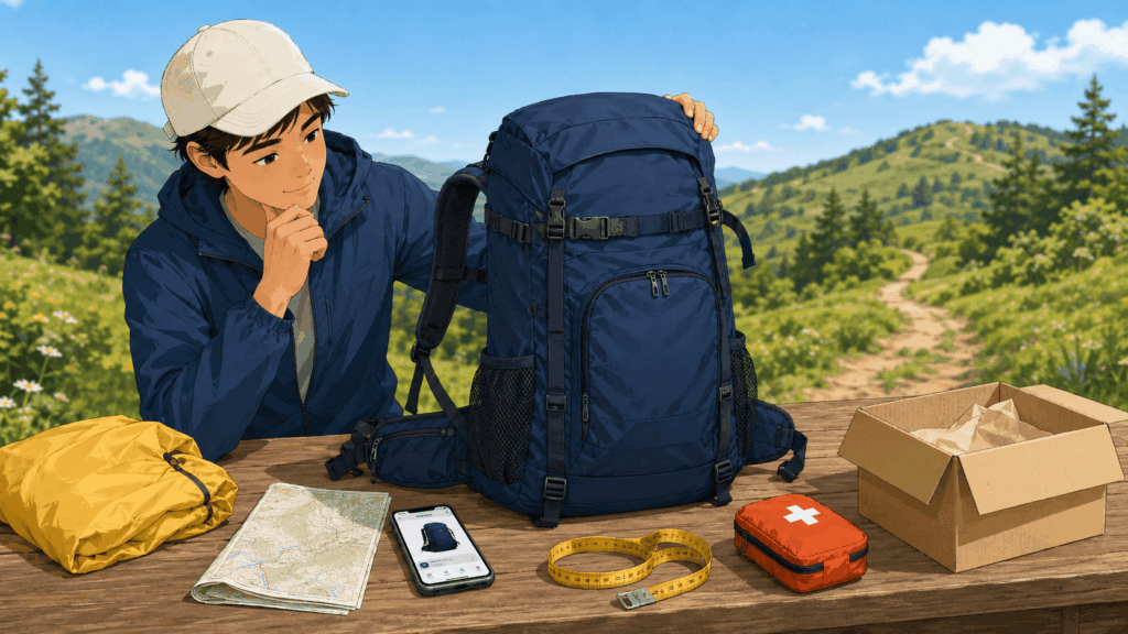 登山リュック25Lを購入する前の注意点