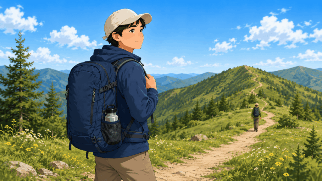 まとめ|日帰り登山には25L前後のリュックが使いやすい