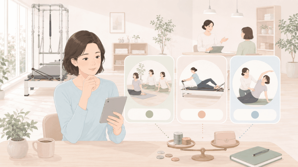 zen place pilatesの料金は高い？主なプランを比較