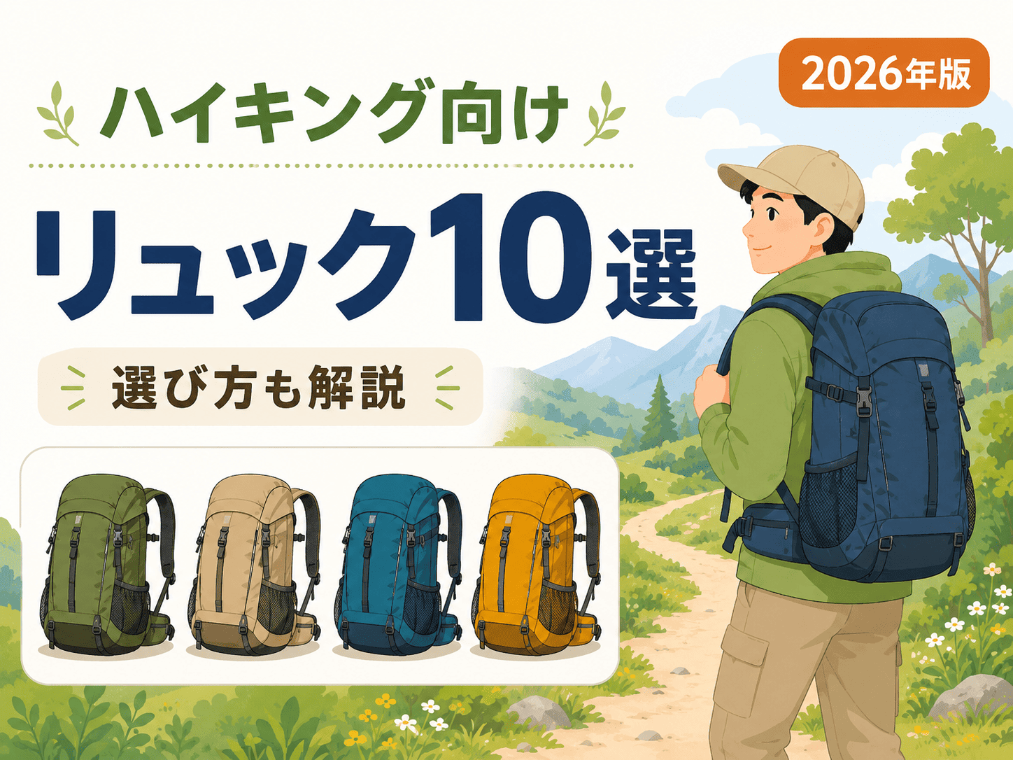 ハイキングでおすすめなリュック10選｜選び方も解説【2026年版】