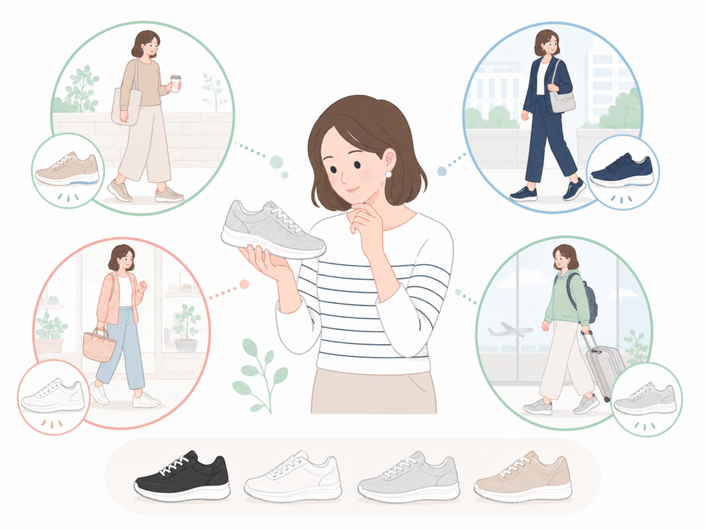 服装に合わせやすいカラーを選ぶ