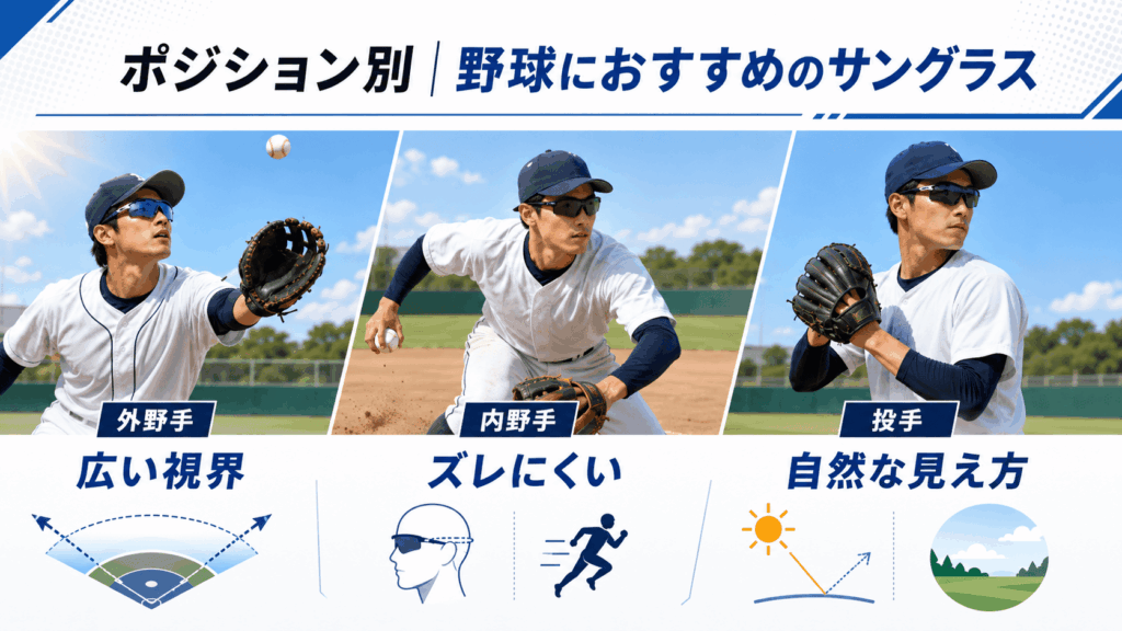 ポジション別｜野球におすすめのオークリーサングラス