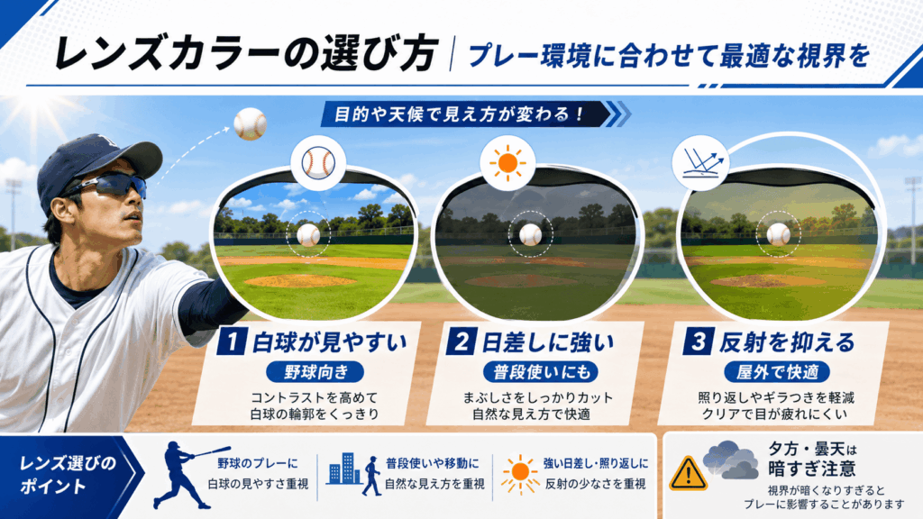 レンズカラーの選び方｜Prizm Fieldは必要？