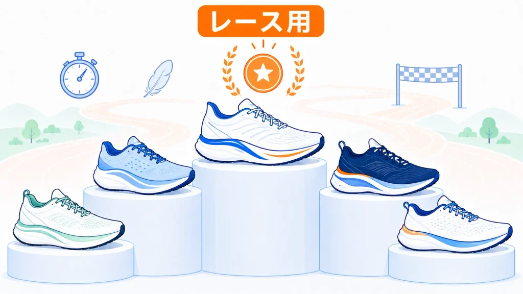 【レース用】サブ4におすすめのランニングシューズランキング5選