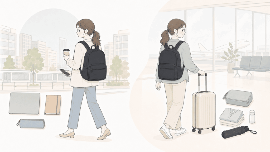 通勤や旅行にも使いたい人