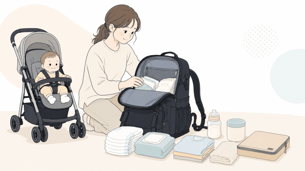0〜1歳で荷物が多い人