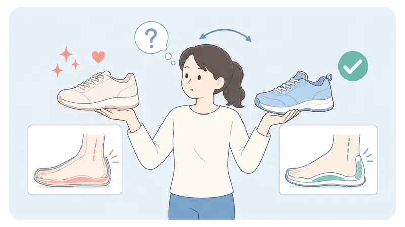 扁平足の女性がスニーカー選びで失敗しやすい理由