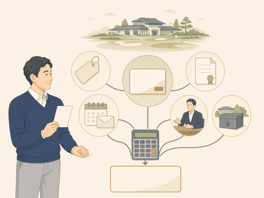 会員権の価格だけじゃない！購入にかかる費用の内訳