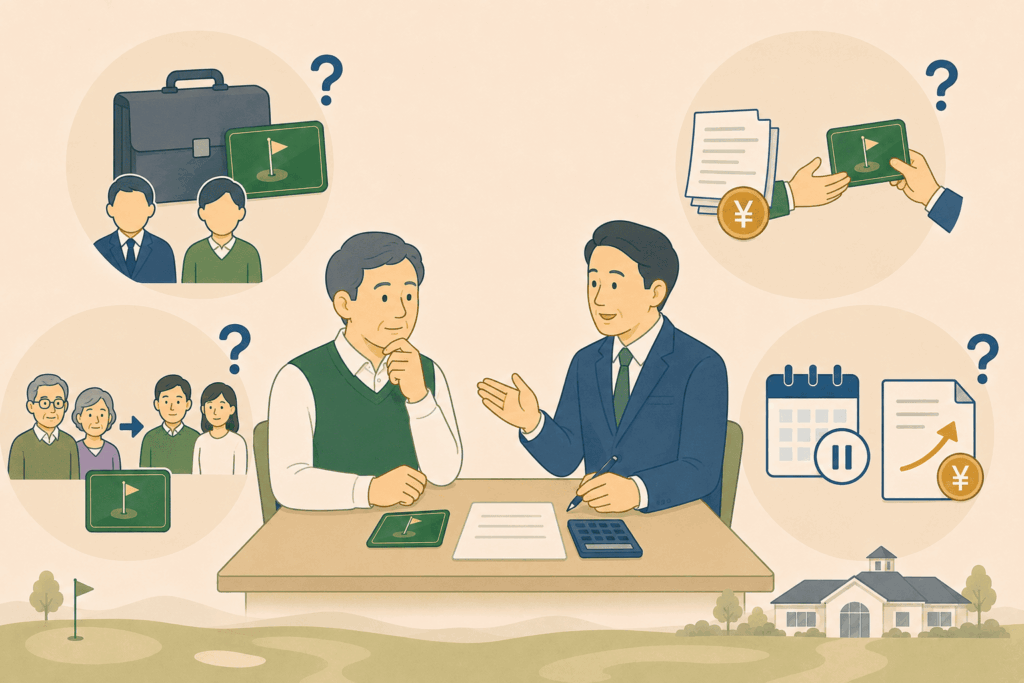 ゴルフ会員権の年会費・維持費に関するよくある質問