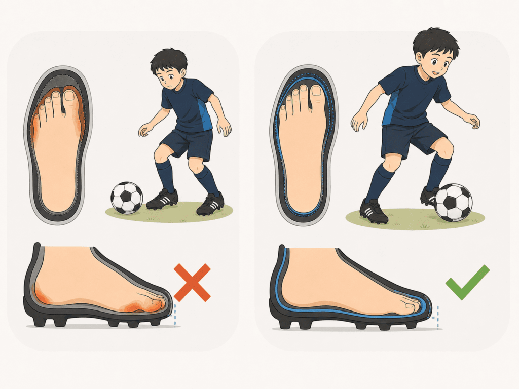 なぜ幅広の子どもには「足に合ったトレーニングシューズ」が必要なのか