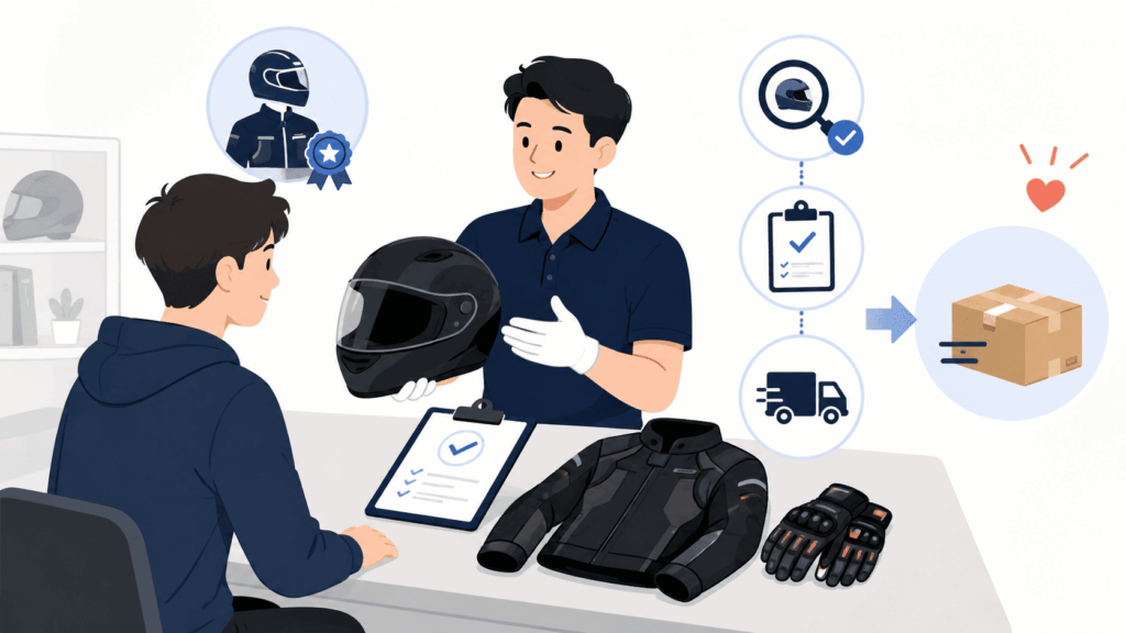 ストストはバイクヘルメット買取に向いている?