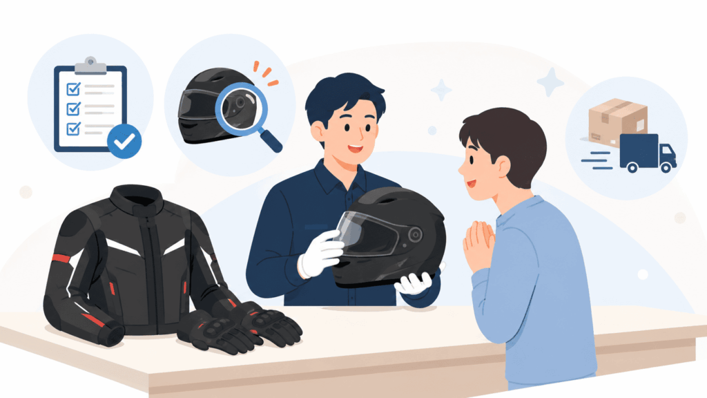 バイクヘルメットを売るなら専門店査定がおすすめ