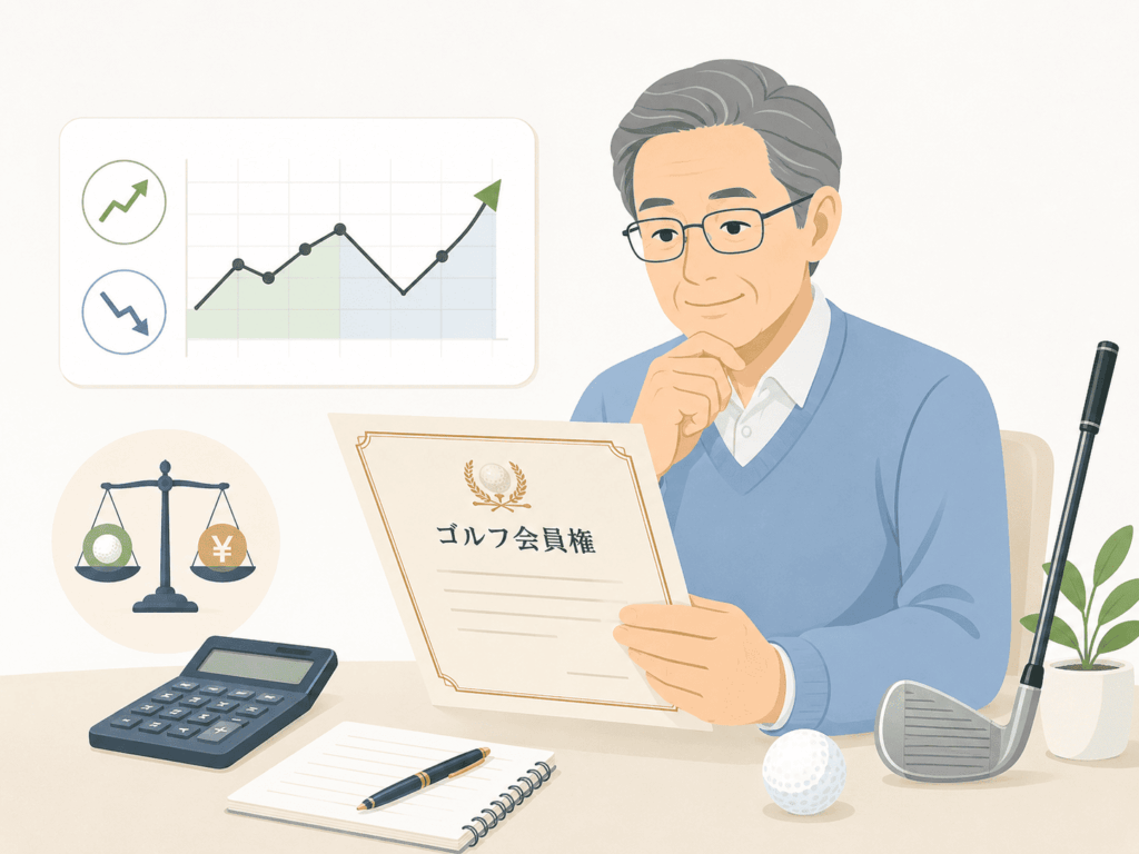 ゴルフ会員権の売却相場はいくら?まずは価値を知ることから