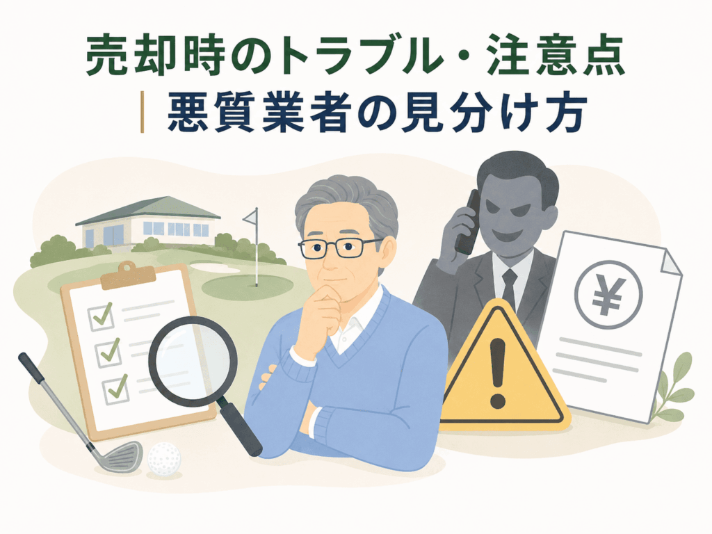 売却時のトラブル・注意点|悪質業者の見分け方
