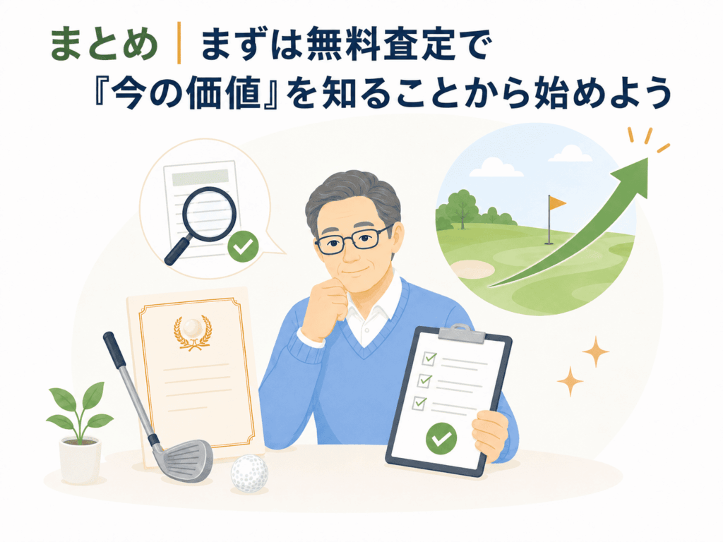 まとめ|まずは無料査定で「今の価値」を知ることから始めよう
