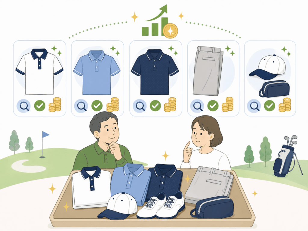 レオゴルフで高く売れやすい人気ブランド一覧